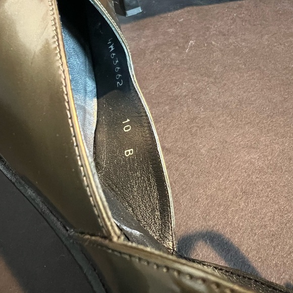 VINTAGE Stuart Weitzman Green Patent Leather Heels - Picture 7 of 9